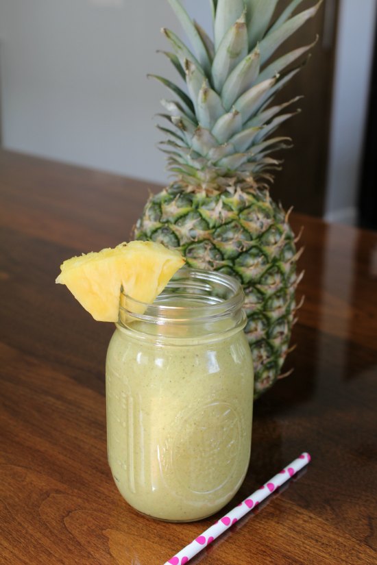 Avocado Pineapple Banana Protein Smoothie