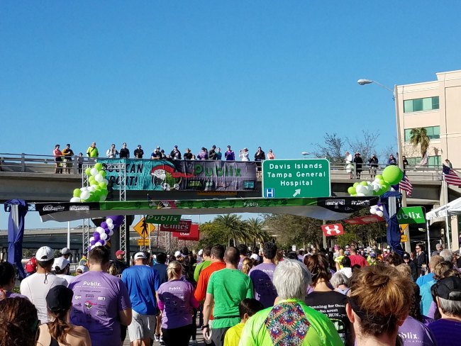 Gasparilla 8k in Tampa