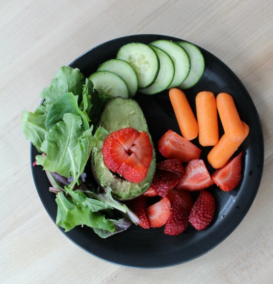 Healthy Avocado Strawberry Protein Smoothie