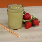 Avocado Strawberry Protein Smoothie on Food Wine Sunshine