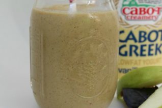 Mango Carrot Green Protein Smoothie on Food Wine Sunshine