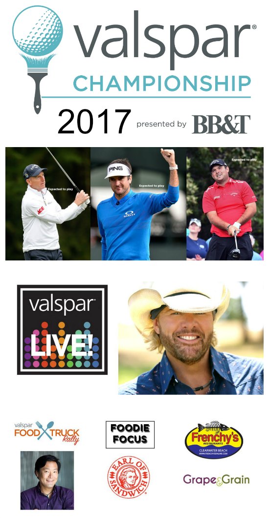 Valspar Championship 2017 on Food Wine Sunshine