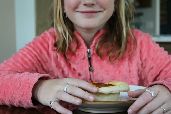 Biscuits with sloppy joe