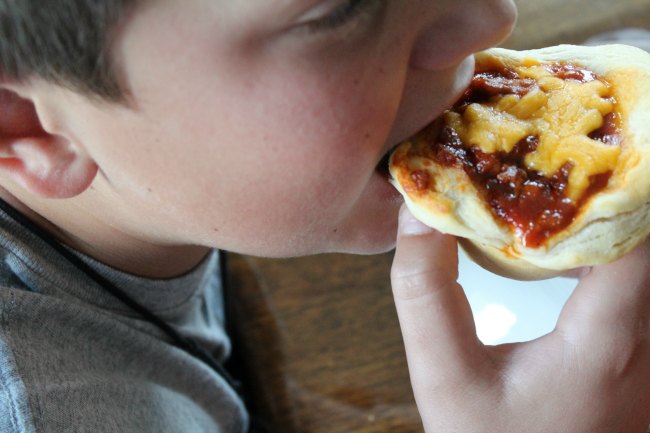 Easy Biscuits with sloppy joe