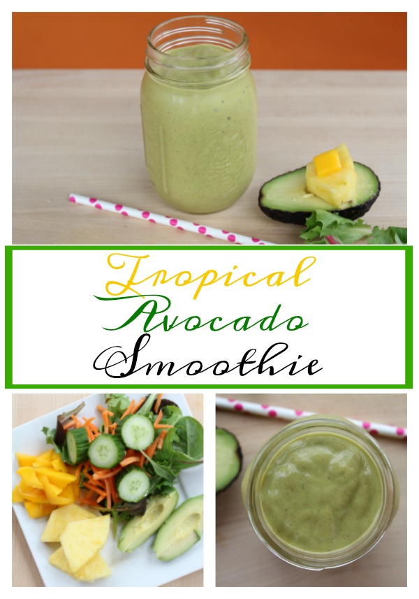 Tropical Avocado Smoothie