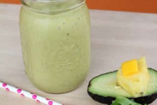 Tropical Avocado Smoothie on Food Wine Sunshine