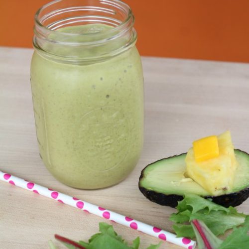 Tropical Avocado Smoothie on Food Wine Sunshine