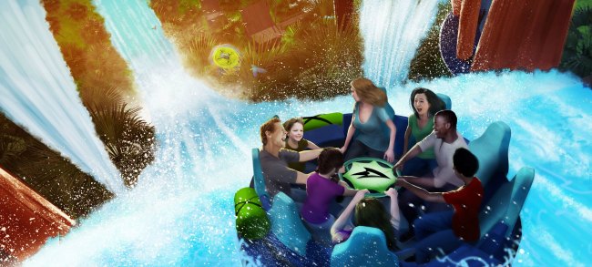 Infinity Falls ride at SeaWorld Orlando