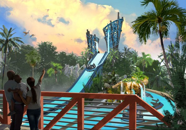 SeaWorld Orlando Infinity Falls ride info