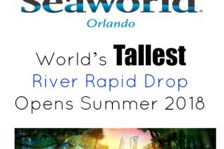 SeaWorld Orlando - Infinity Falls - World’s Tallest River Rapid Drop - Opens Summer 2018 on Food Wine Sunshine