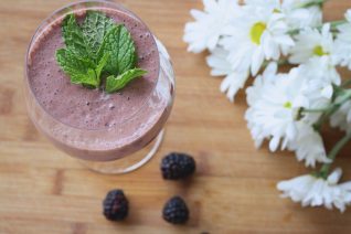 Strawberry Blackberry Sweet Potato Smoothie