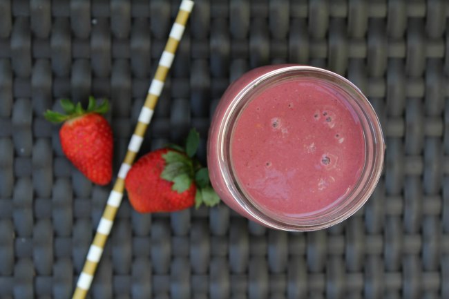 Healthy Strawberry Sweet Potato Smoothie