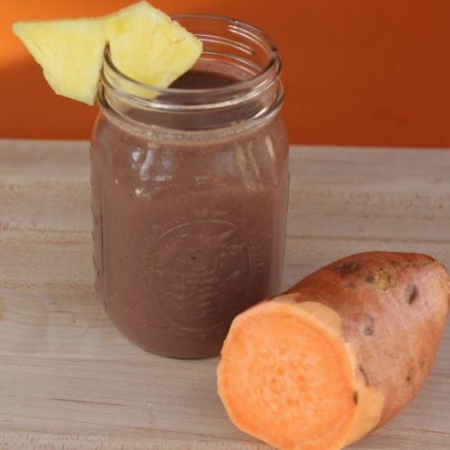 Pineapple Blackberry Sweet Potato Smoothie