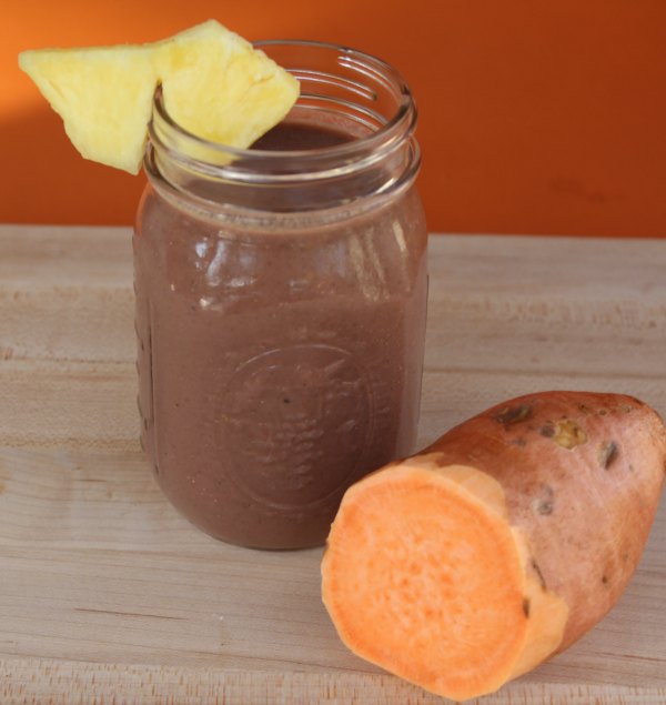 Pineapple Blackberry Sweet Potato Smoothie