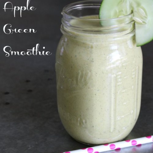 Pineapple Apple Green Smoothie