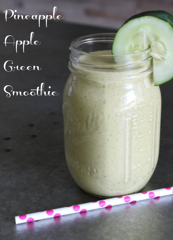 Pineapple Apple Green Smoothie