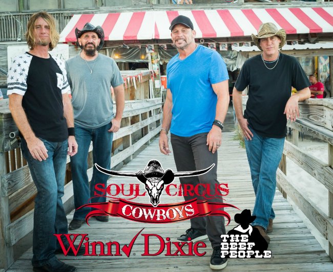 Soul Circus Cowboys at Winn Dixie Free Rodeo Event - Food Wine Sunshine