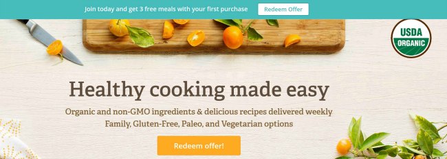 Sun Basket Healthy Meal Delivery Service - Get 3 Meals Free on Food Wine Sunshine