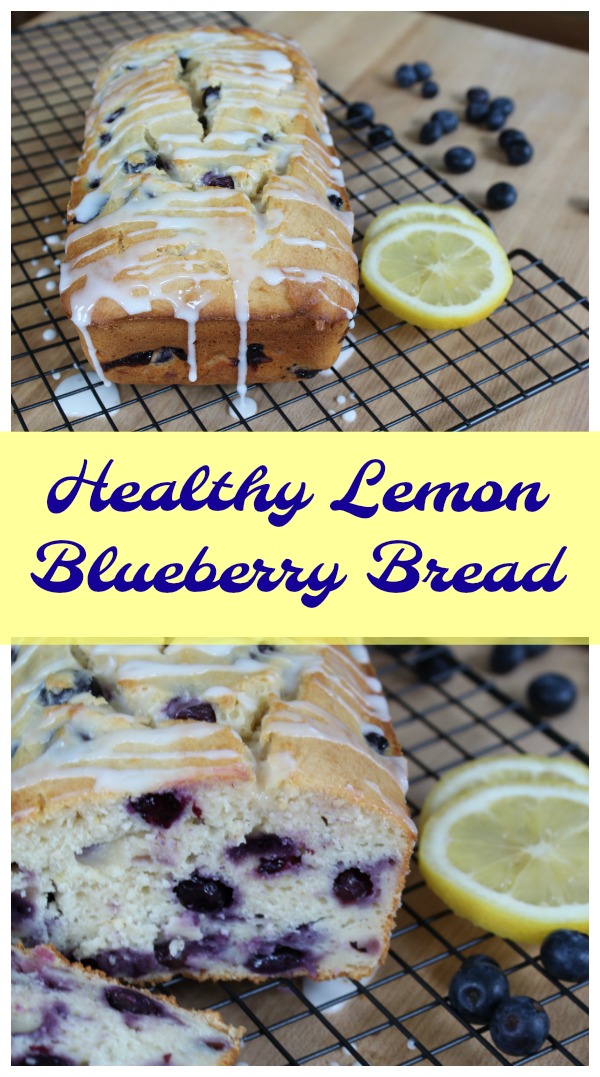 Healthy Lemon Blueberry Loaf