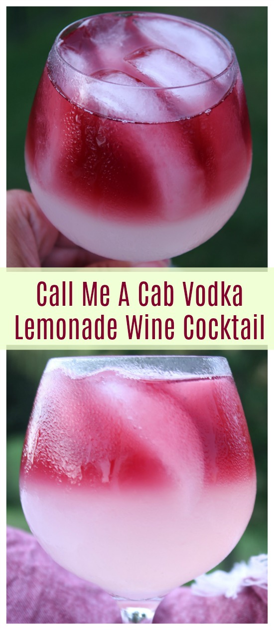 Call Me A Cab Vodka Lemonade Wine Cocktail Recipe