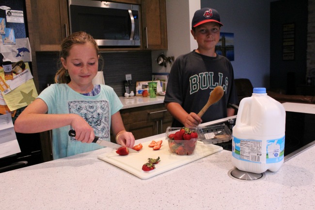 Cooking with kids