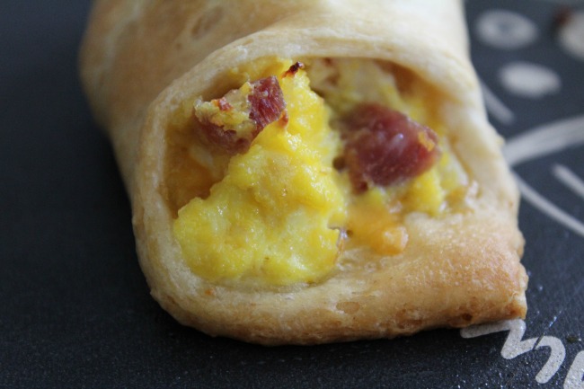 Simple Ham and Egg Crescent Rolls 