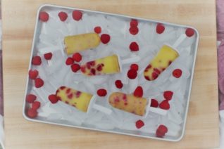 Homemade Raspberry Vanilla Pudding Pops - Food Wine Sunshine