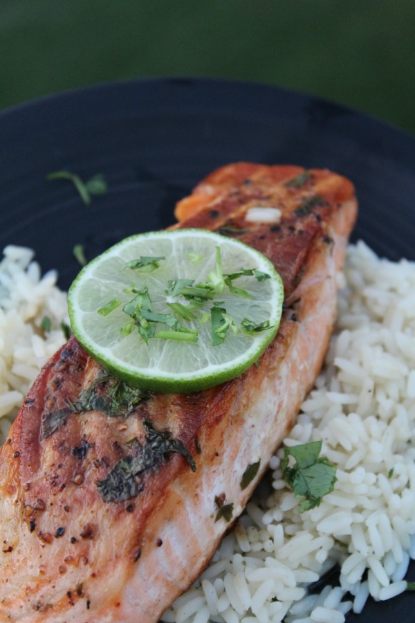 Easy Cilantro Lime Salmon 