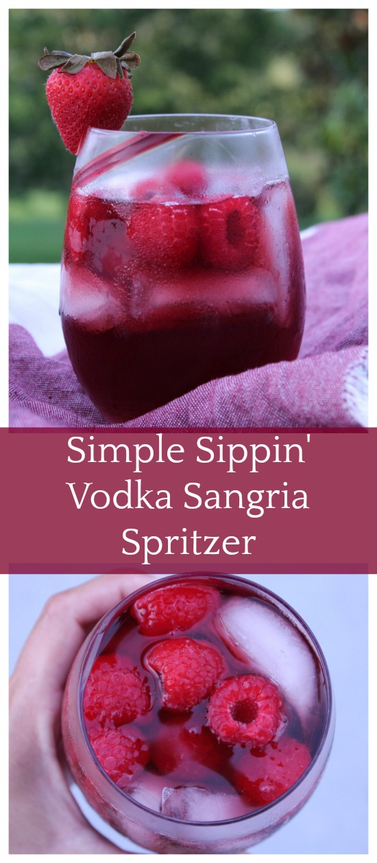 Delicious Vodka Sangria Spritzer 