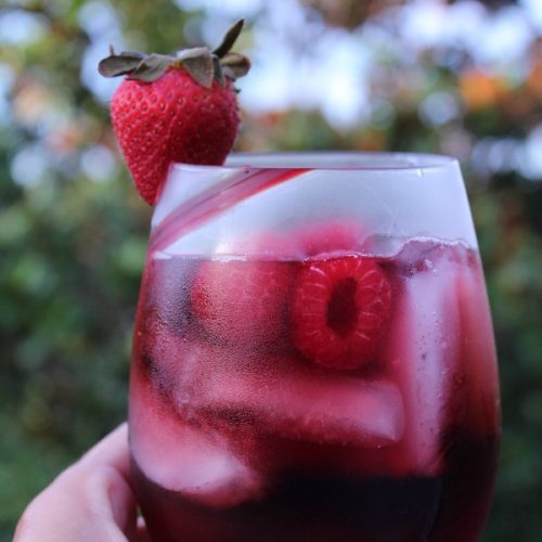 Vodka Sangria Spritzer