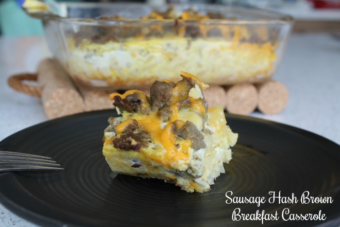 Sausage and Hash Brown Breakfast Casserole