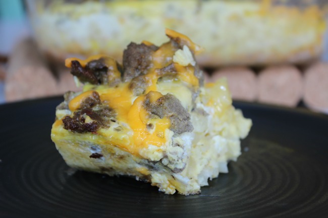 Easy Sausage Hash Brown Breakfast Casserole 