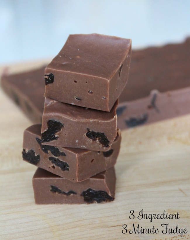 3 Ingredient 3 Minute Fudge | Easy 3 Minute Fudge Recipe