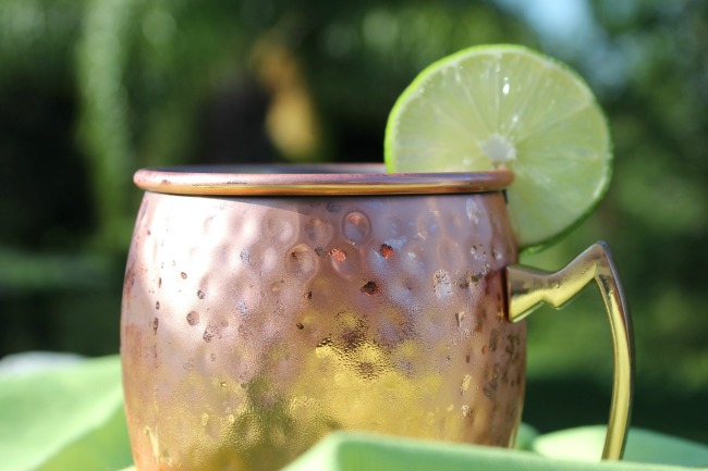 Winey Moscow Mule Cocktail