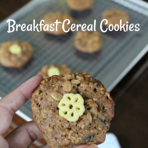 Breakfast Cereal Cookies
