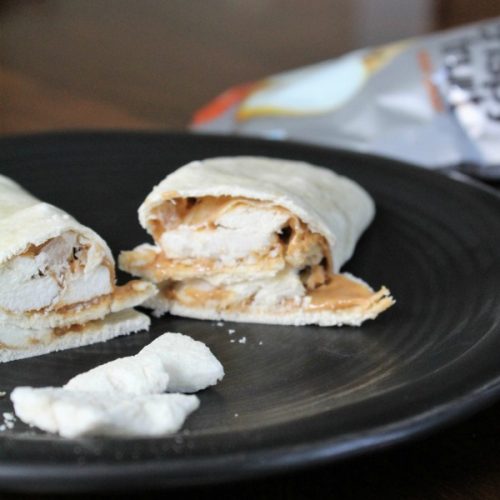 Crunchy Peanut Butter & Fruit Wraps - Food Wine Sunshine