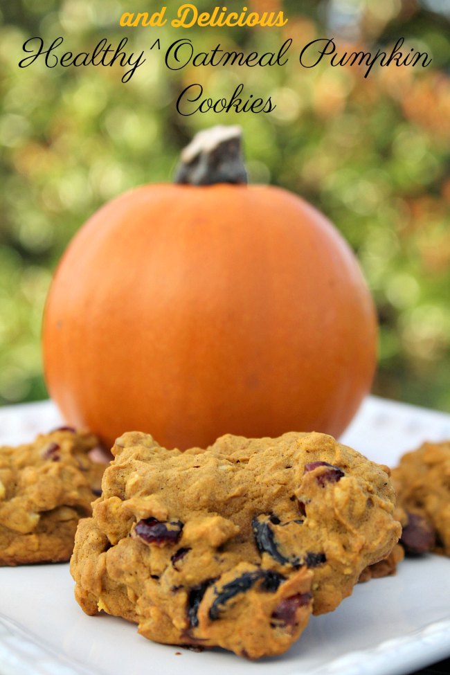 Healthy Oatmeal Pumpkin Cookies