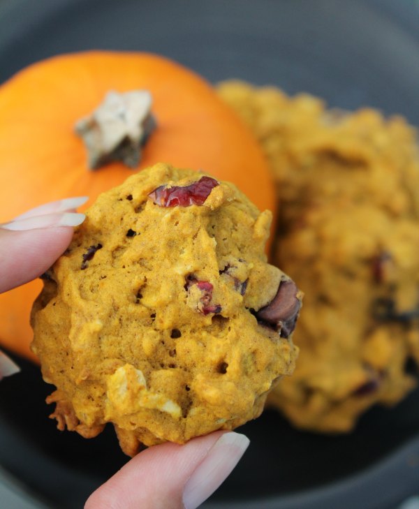 Healthy Oatmeal Pumpkin Cookies