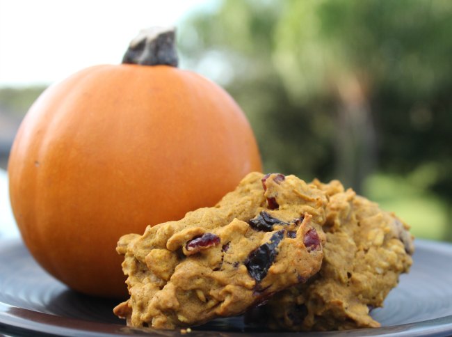 Healthy Oatmeal Pumpkin Cookies