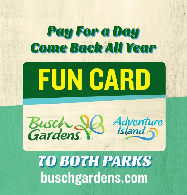 Busch Gardens Fun Card Deal