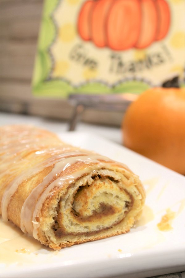 Best Pumpkin Roll With Maple Drizzle 