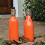 How To Make Easy DIY Wine Bottle Pumpkins - Food Wine Sunshine