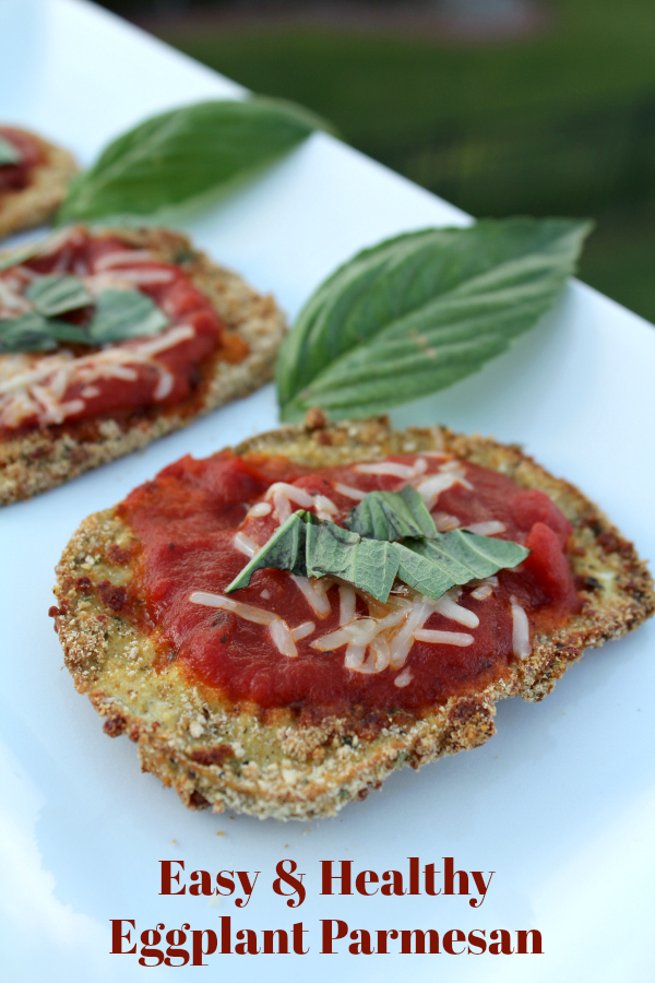 Eggplant Parmesan Pizzas | Make this Easy & Healthy Eggplant Parmesan Recipe for dinner tonight! This Baked Eggplant Parmesan is delicious and the whole family will be asking for seconds. Read more dinner recipes, healthy recipes and easy recipes the whole family will love on foodwinesunshine.com