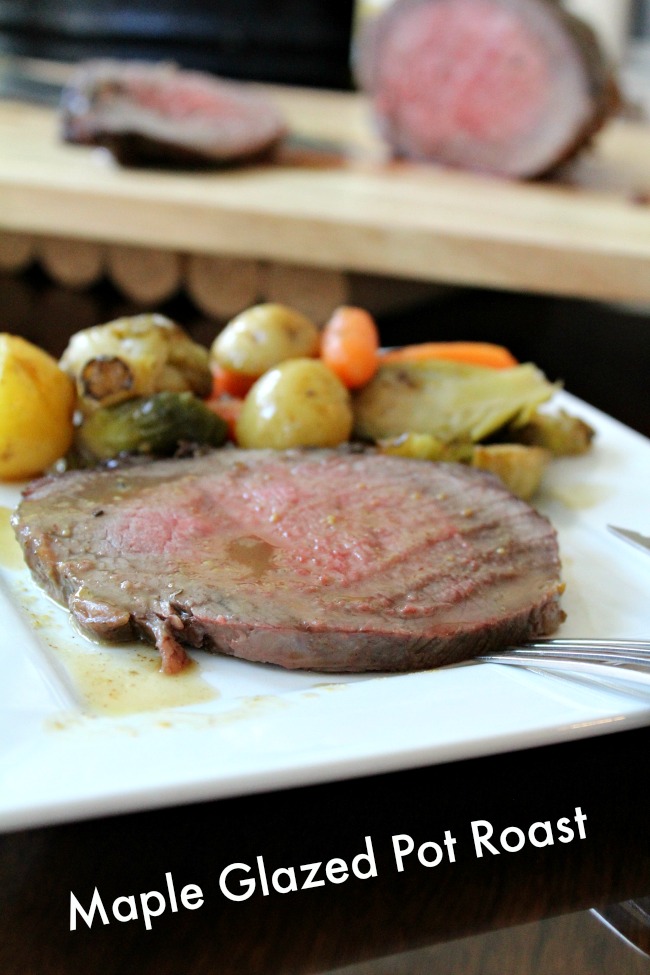 Yummy Pot Roast with maple glaze