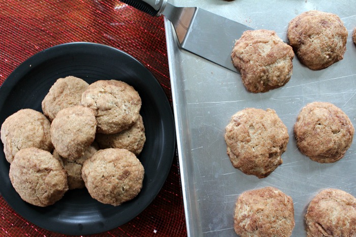 Soft, Scrumptious, Reduced-Sugar Snickerdoodles on Food Wine Sunshine