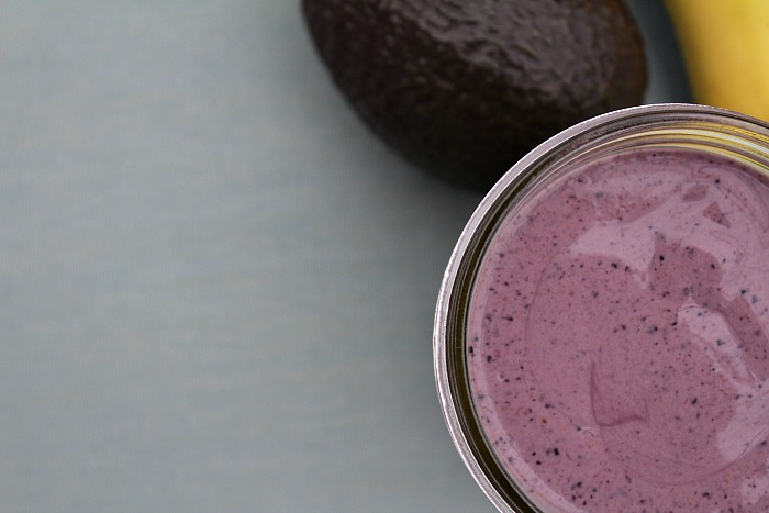 Blueberry Avocado Smoothie - Food Wine Sunshine