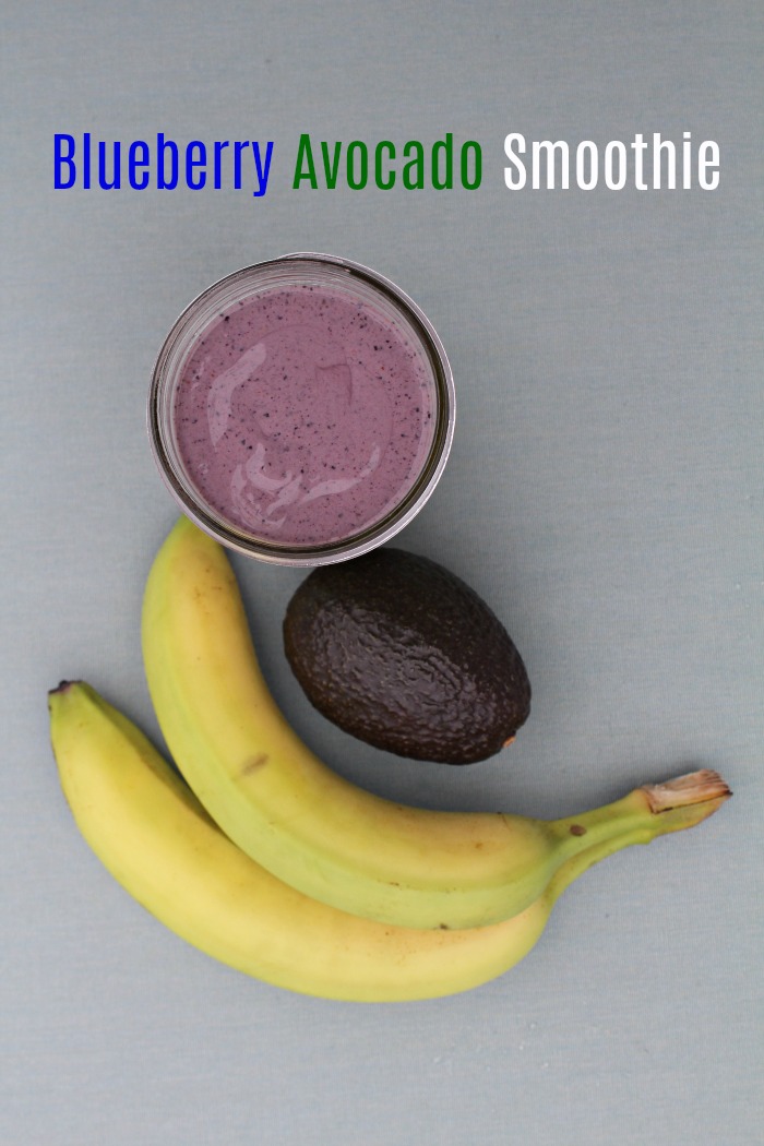 Blueberry Avocado Smoothie - Food Wine Sunshine