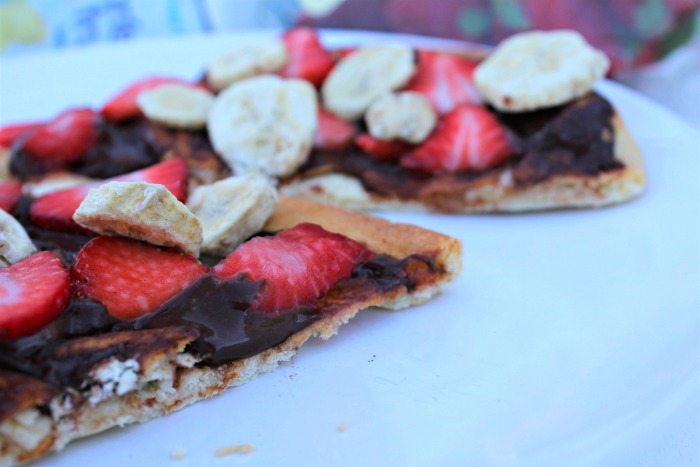 Dessert Pizza with Fruit