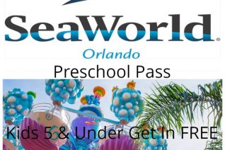 SeaWorld Preschool Card - Kids 5 and Under Go Free - Food Wine Sunshine