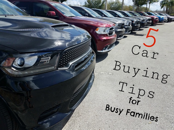 5 Car Buying Tips For Busy Families - Food Wine Sunshine